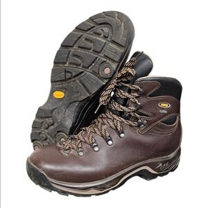 Asolo TPS 520 GV Gore-Tex Brown Leather Hiking Boots Men's Vibram Sole Size 13